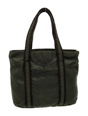 Tessuto Nylon Top Handle Bag