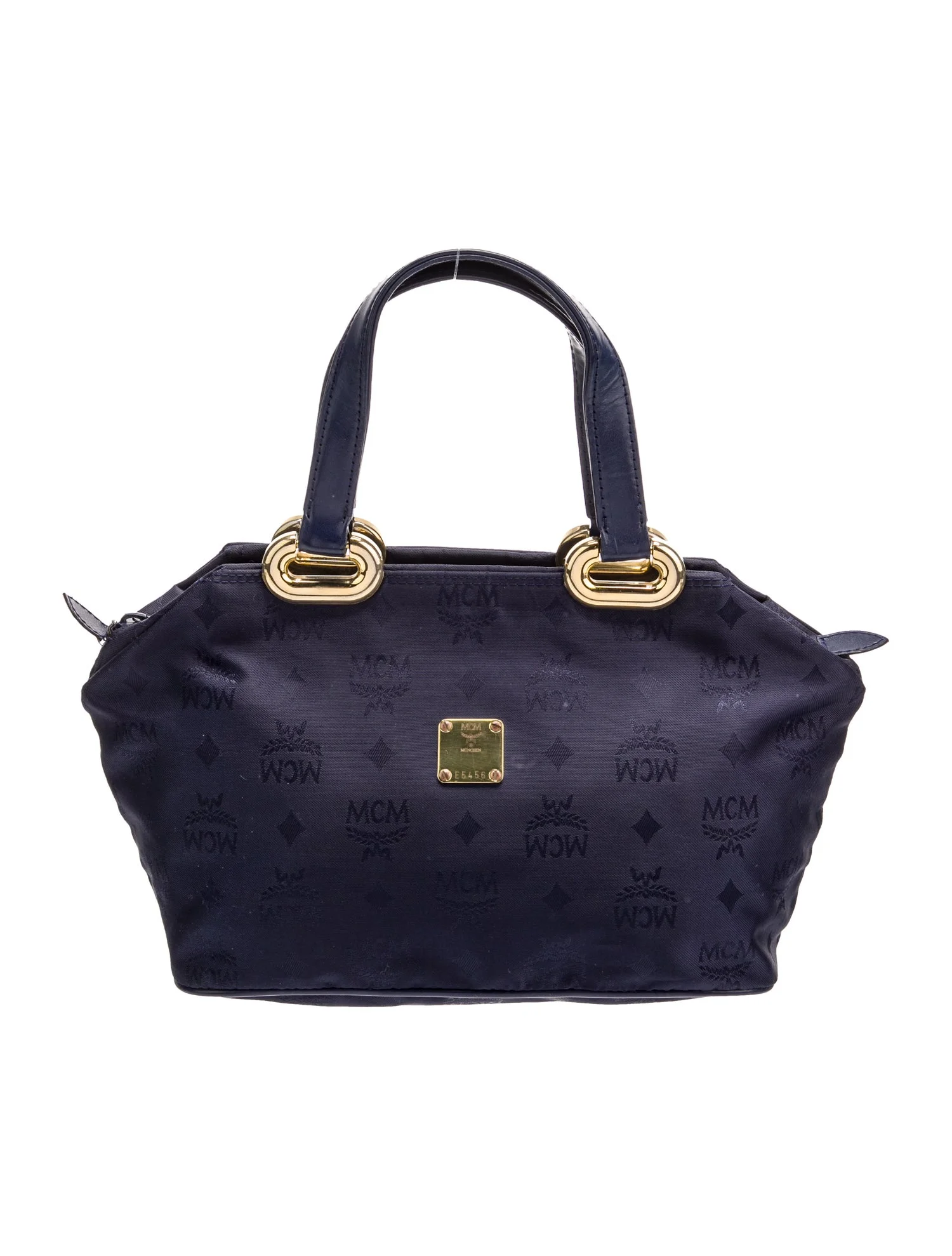 MCM Visetos Nylon Handle Bag