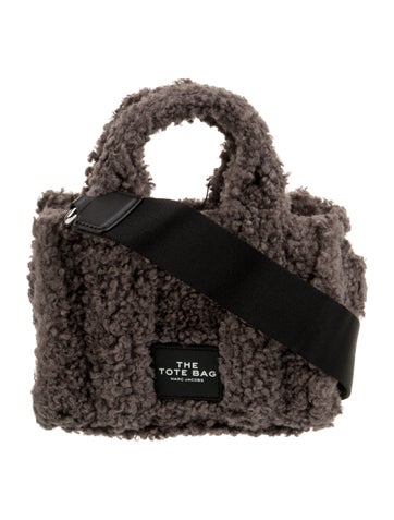 Shearling Top Handle Bag