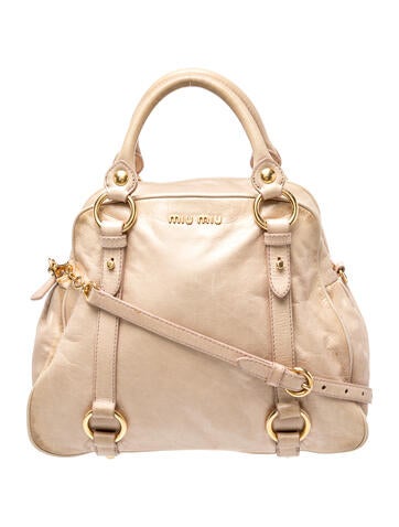 Leather Top Handle Bag