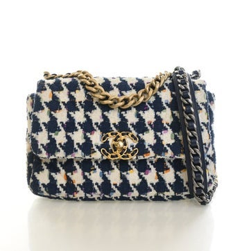 Tweed Flap Bag 19