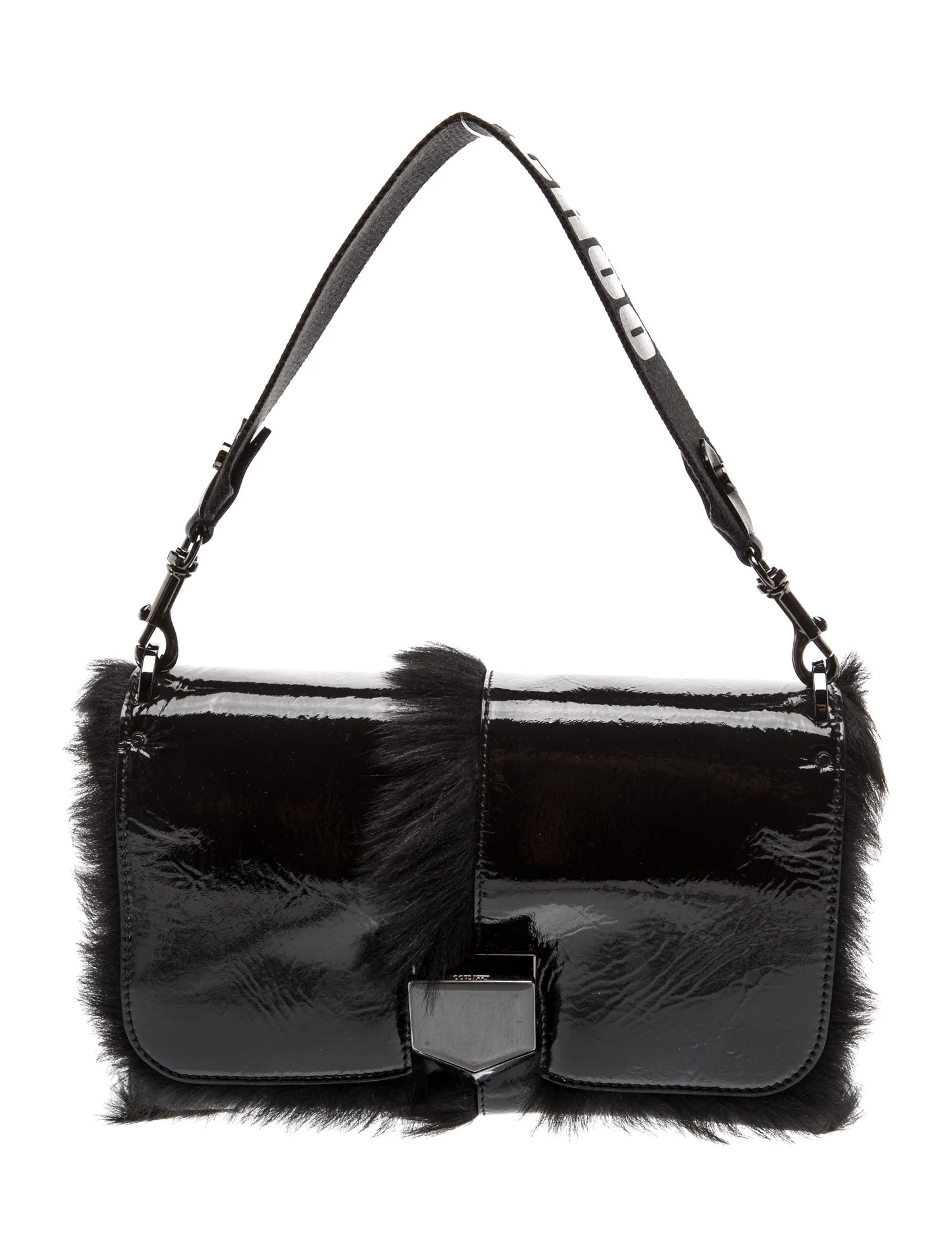 Patent Leather Shoulder Bag