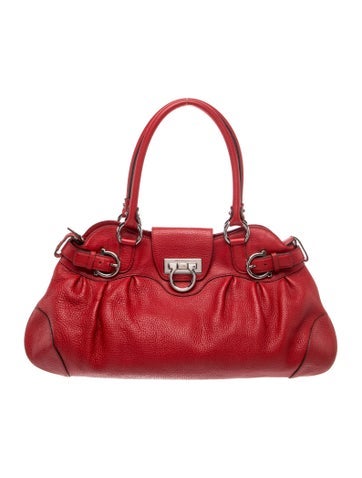 Leather Top Handle Bag
