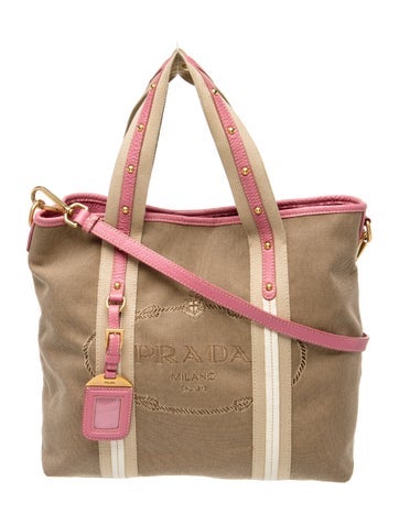 Canvas Studded Canapa Tote