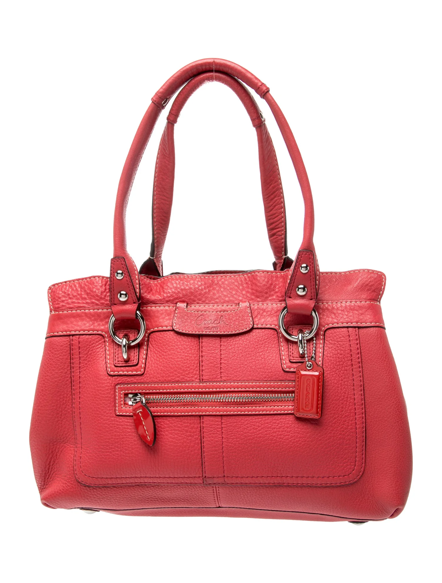 Leather Top Handle Bag