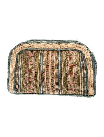 Raffia Clutch