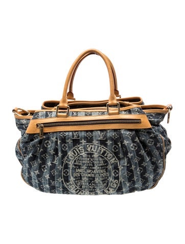 LV Monogram Porte Epaule Raye Cabas