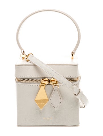 Leather Cube Vanity Bag