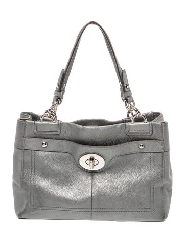 Leather Top Handle Bag