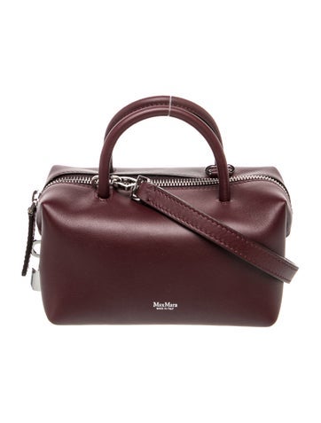 Leather Bowler Bag Small