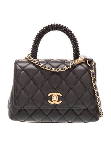 Extra Mini Strass Coco Handle Bag