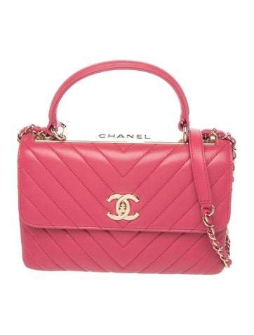 Small Chevron Trendy CC Flap Bag