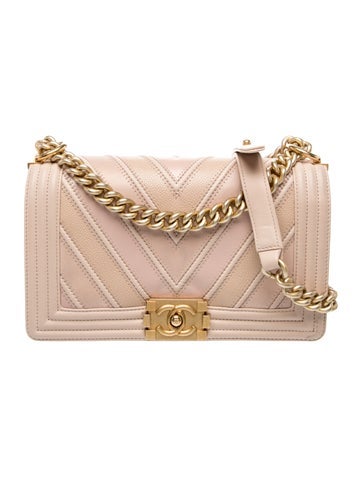Chevron Medium Boy Bag