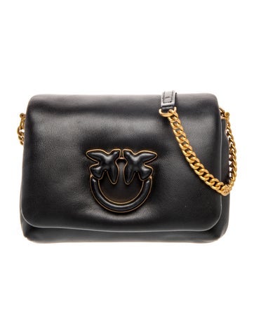 Pinko Leather Top Handle Bag