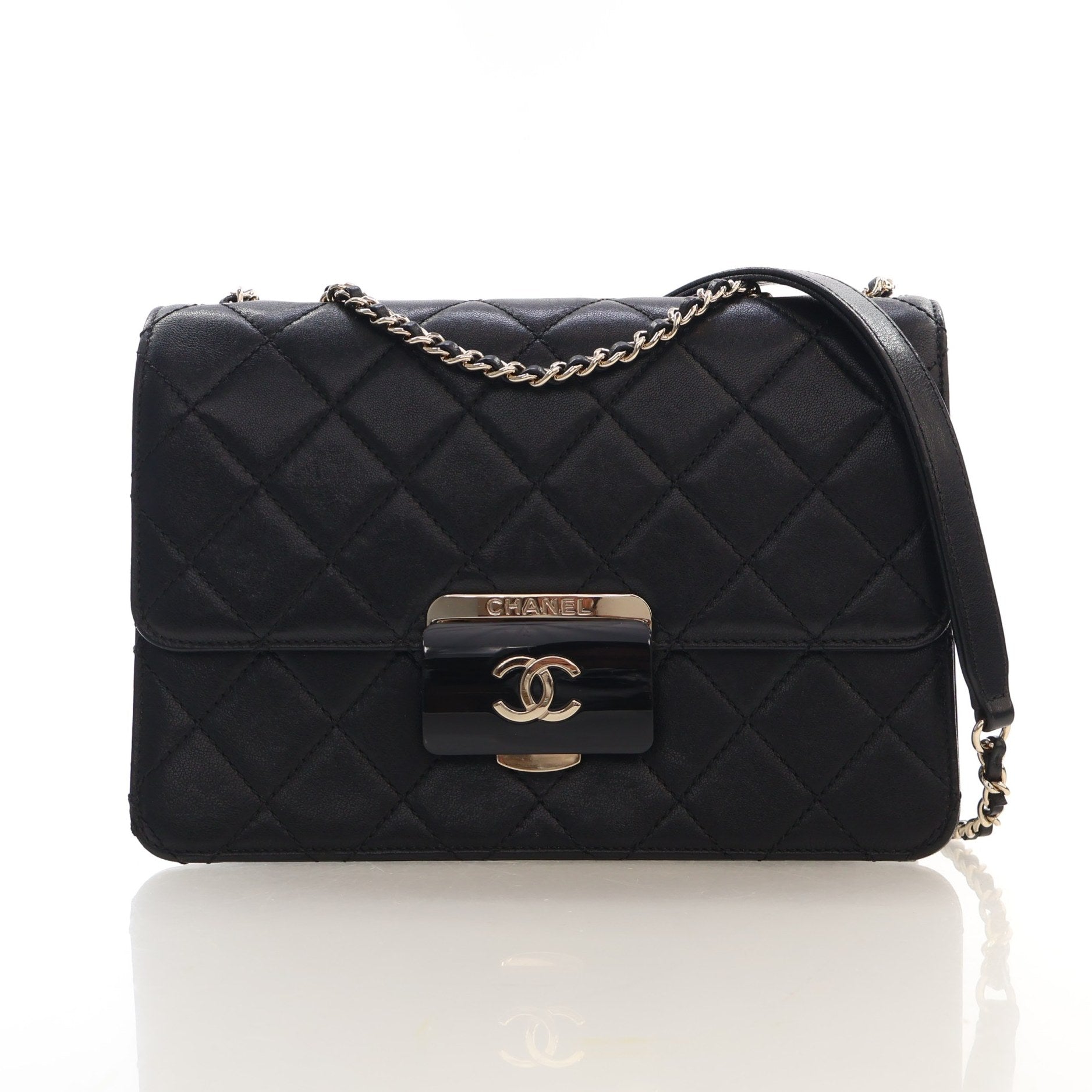 Chanel Calfskin Beauty Lock Flap Bag