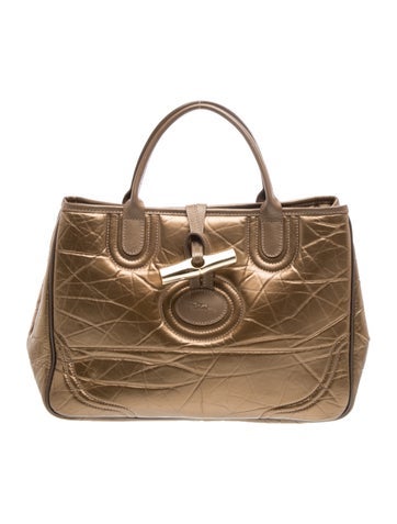 Leather Top Handle Bag