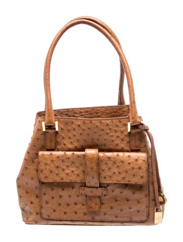 Loro Piana Ostrich Globe Tote