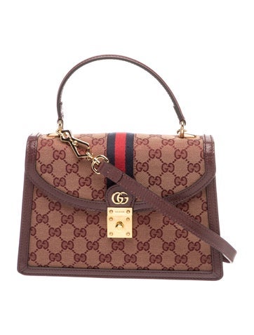 GG Canvas Top Handle Bag