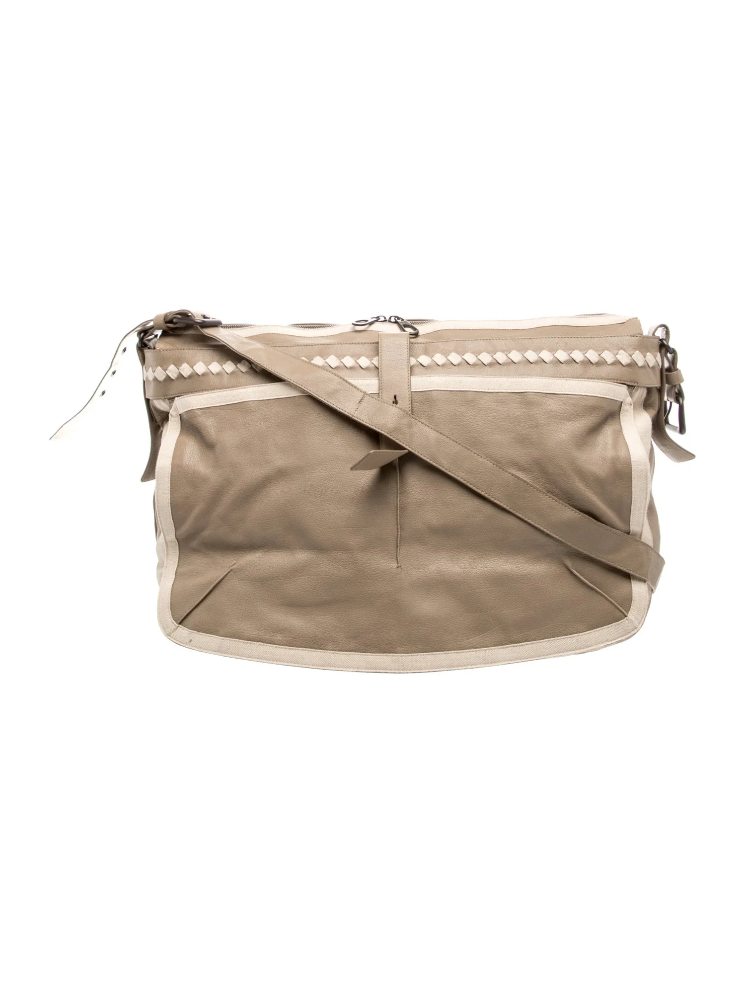 Leather Shoulder Bag Large
