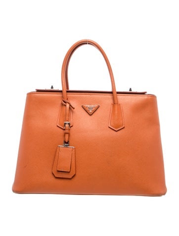 Saffiano Cuir Leather Saffiano Cuir Twin Tote