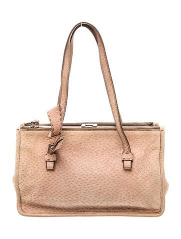 Enameled Metal Triangle Shoulder Bag