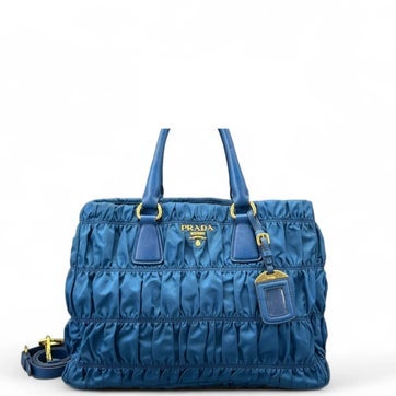 Tessuto Gaufre Buckle Satchel Large