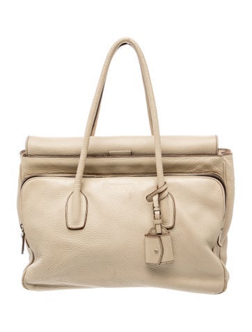 Leather Top Handle Bag