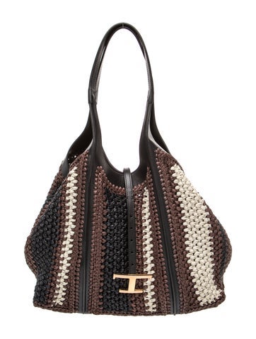 Tod's Signature T Timeless Shopping Bag Medium