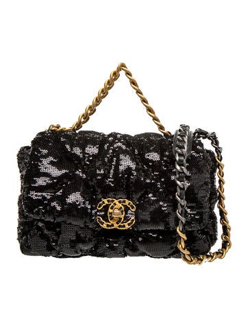 Medium Sequin 19 Flap Bag