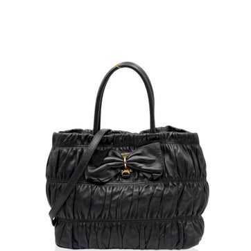 Goat Leather Nappa Gaufre Tote