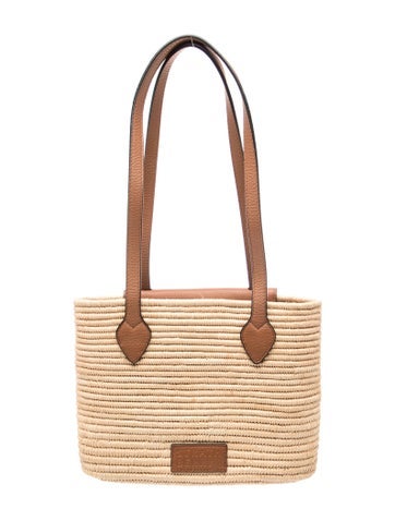 Strathberry Raffia Basket Medium
