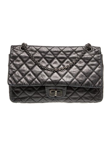 So Black Reissue 227 Double Flap Bag