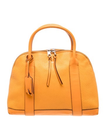 Leather Top Handle Bag
