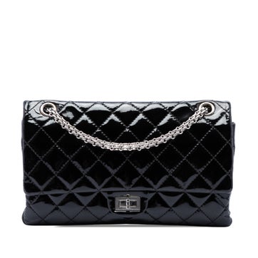 Quilted Patent Leather Reissue 2.55 Double Flap
