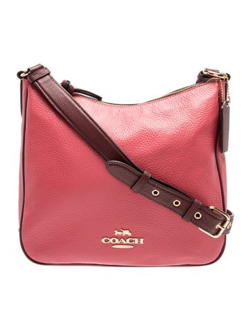 Leather COACH Ellie File Bag Small