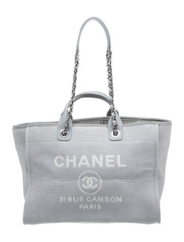 Large Deauville Shopping Tote w/ Pouch