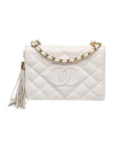 Diamond CC Tassel Flap Bag