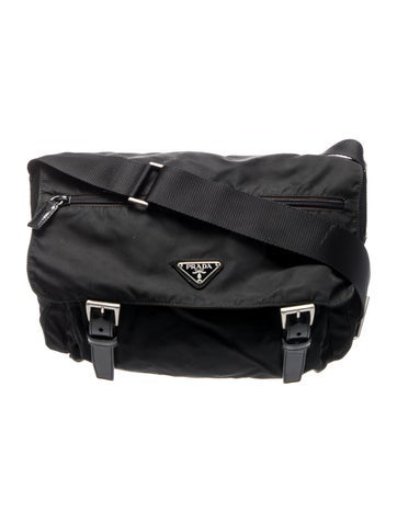 Tessuto Nylon Messenger Bag Vintage