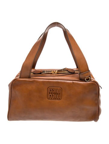 Leather Top Handle Bag
