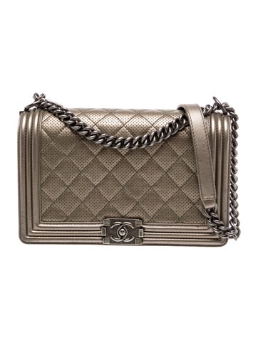 Perforated Large Boy Bag