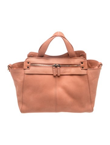 Leather Top Handle Bag