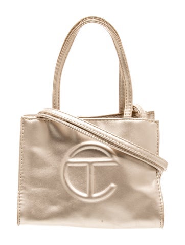 Telfar Leather Top Handle Bag