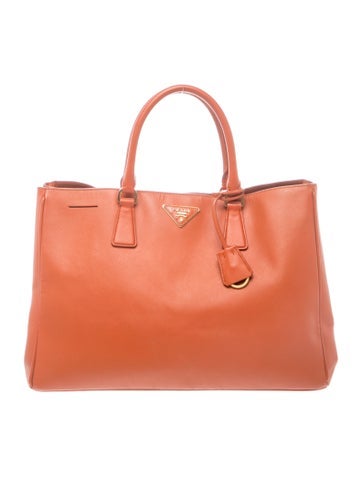 Saffiano Lux Leather Top Handle Bag XL