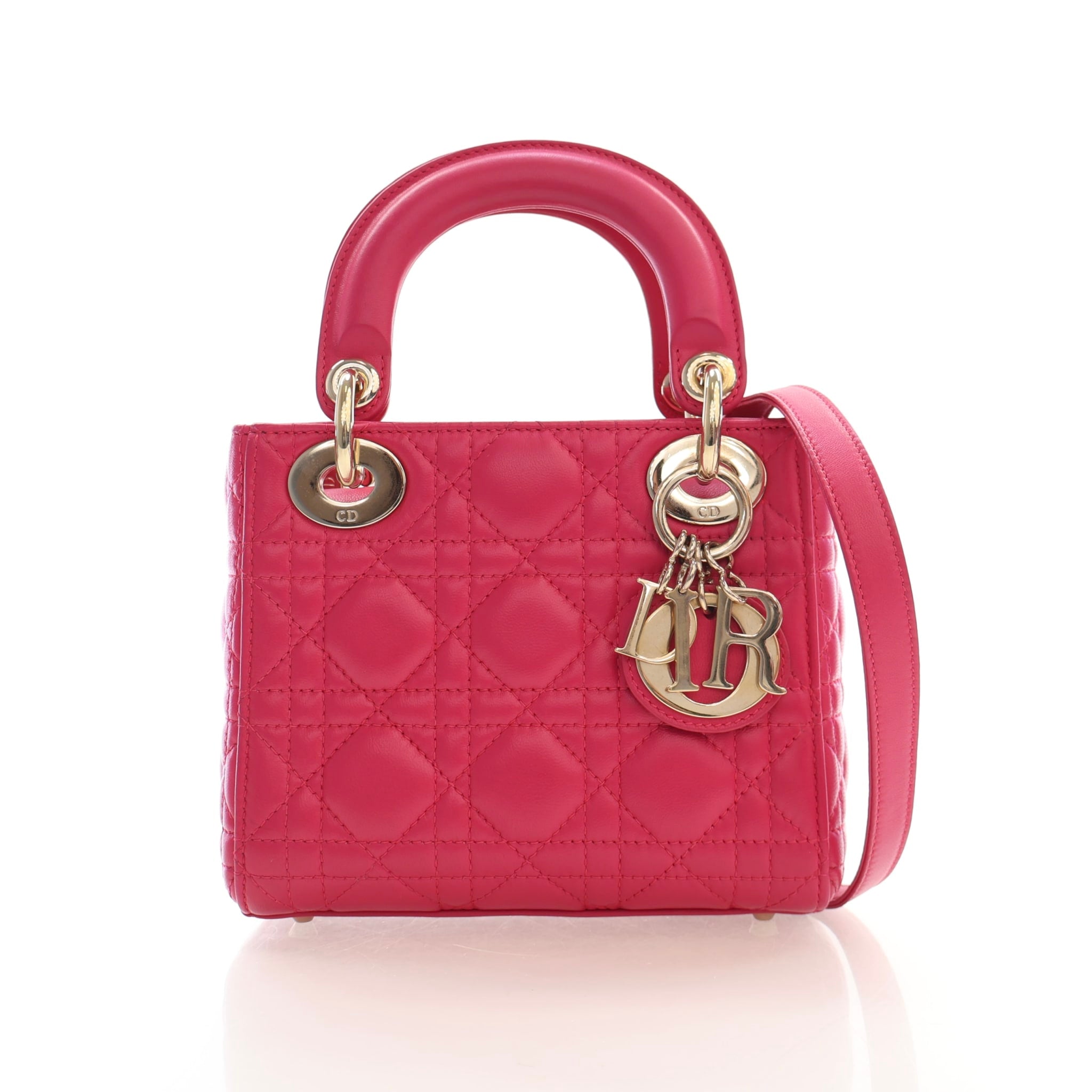 Christian Dior Mini Lambskin Lady Dior