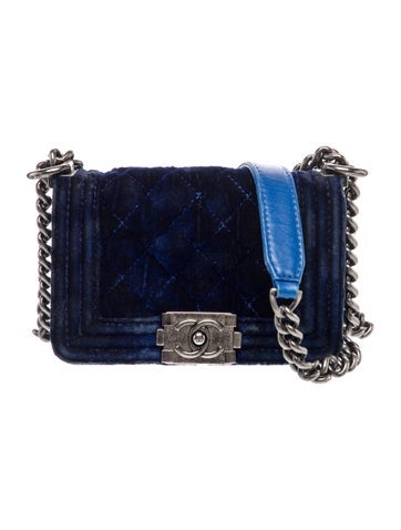 Mini Velvet Boy Bag