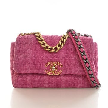 Tweed 19 Flap Bag Small