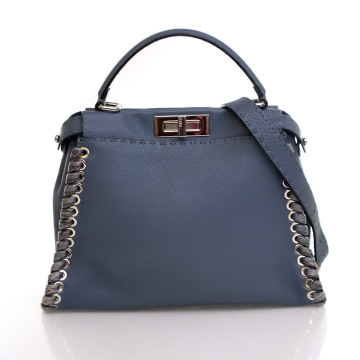 Fendi Medium Calfskin Lace Up Peekaboo ISeeYou