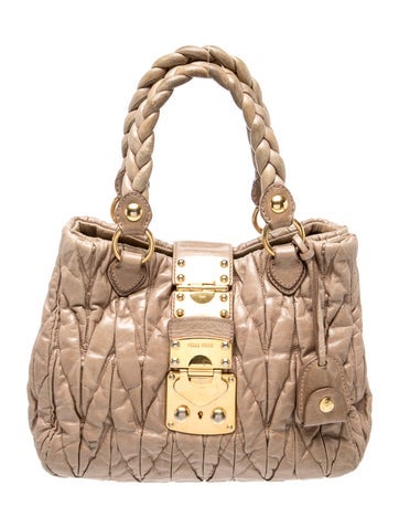 Leather Top Handle Bag