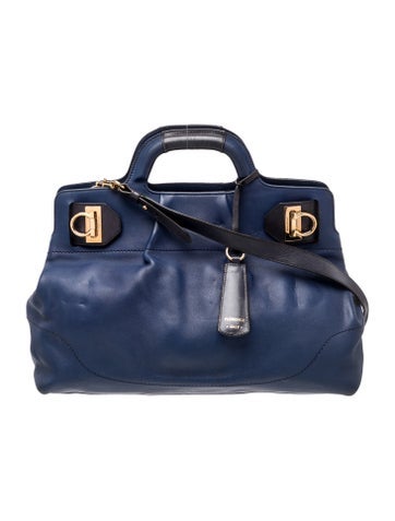 Leather Top Handle Bag