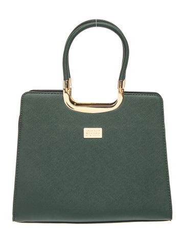 Badgley Mischka Leather Top Handle Bag